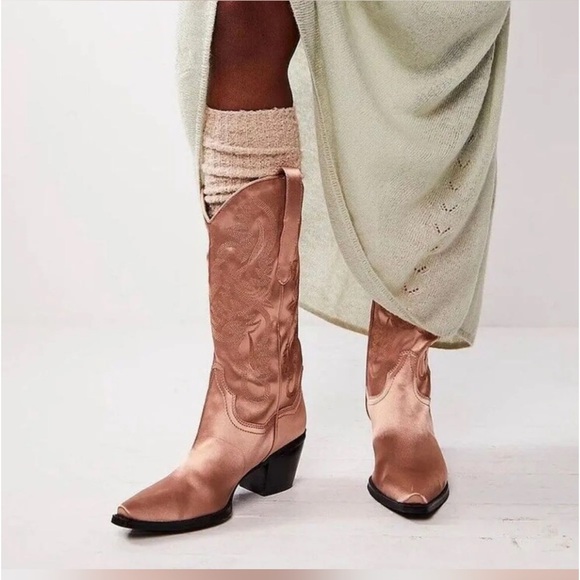 Free People x Jeffrey Campbell Dagget Boots Size 7 NEW - Picture 1 of 12